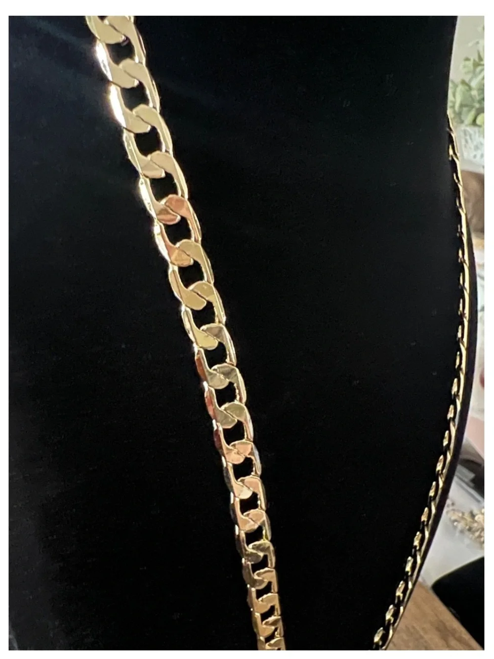991. NWT PRETTY BIRD Men’s/Women’s Tarnish Proof, Waterproof Gold Link Chain